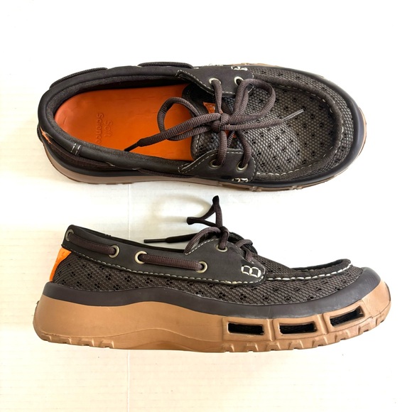 SoftScience The Fin 2.0 Men's Fishing Boating Shoes Brown Tan Lightweight Size 7 - Picture 1 of 13